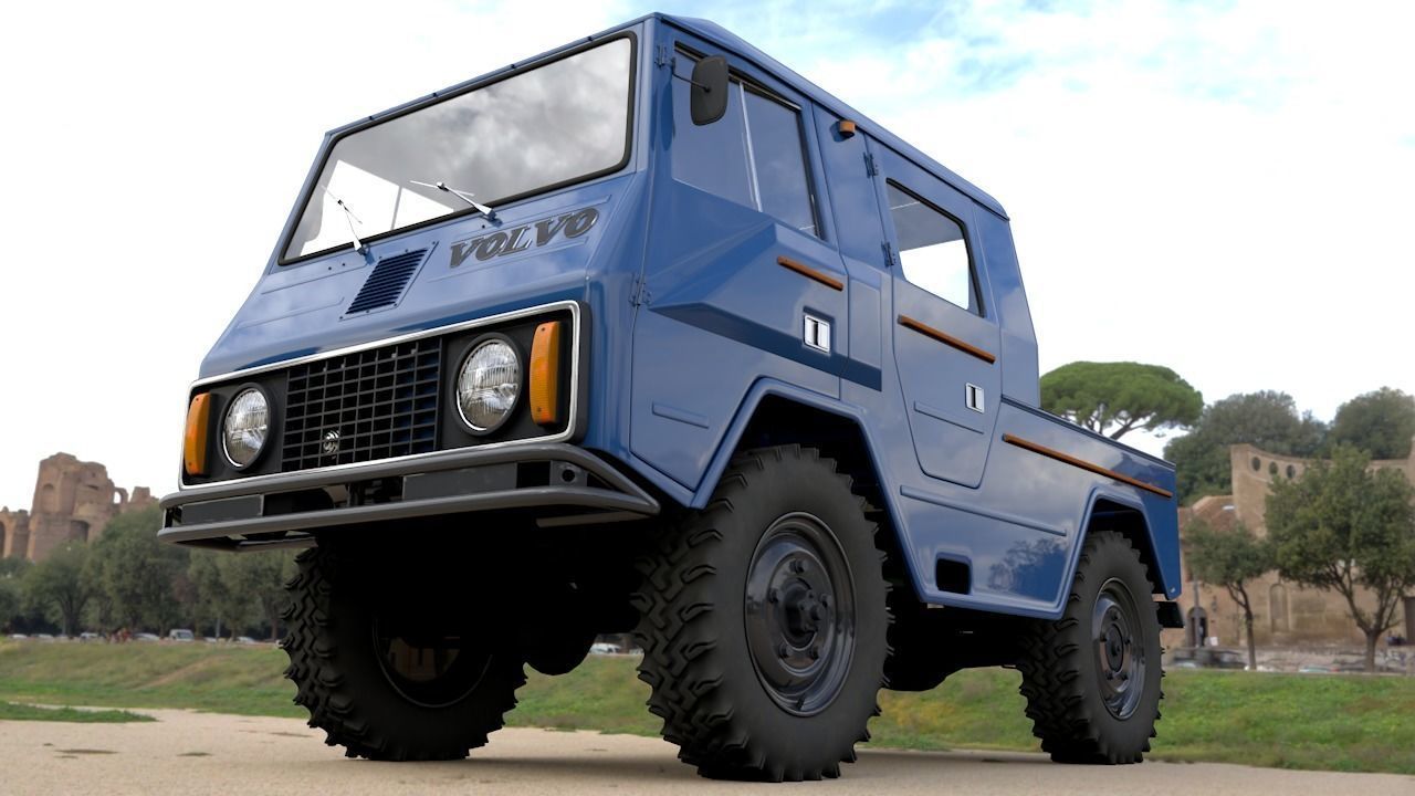 VOLVO LAPLANDER C202 1977 3D Model Collection _8