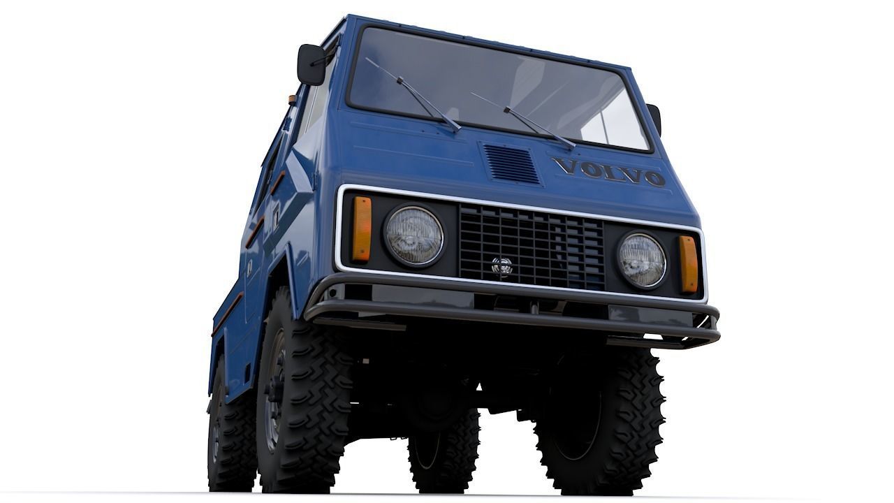 VOLVO LAPLANDER C202 1977 3D Model Collection _9