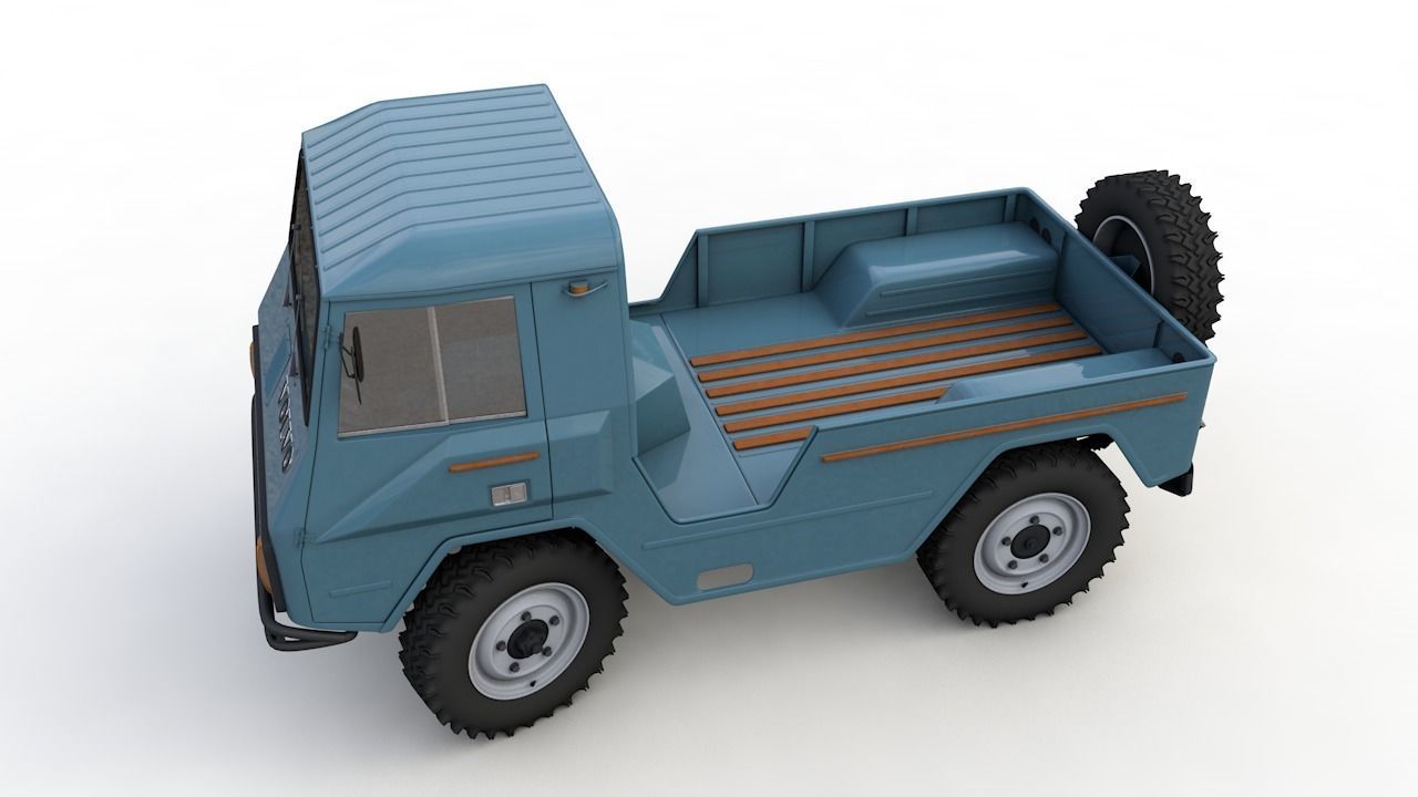 VOLVO LAPLANDER C202 1977 3D Model Collection _17