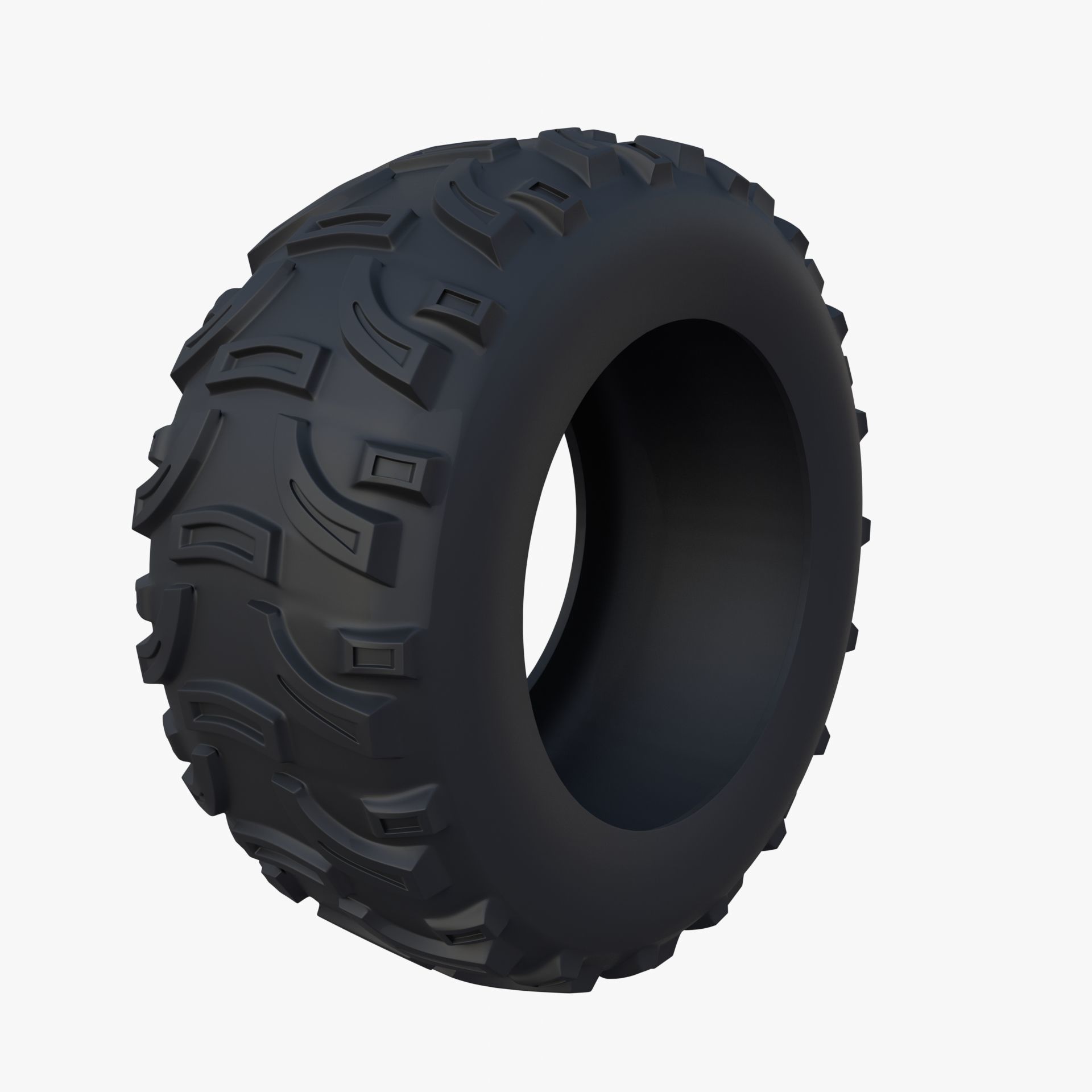 Generic ATV Tire 2 3D model_4