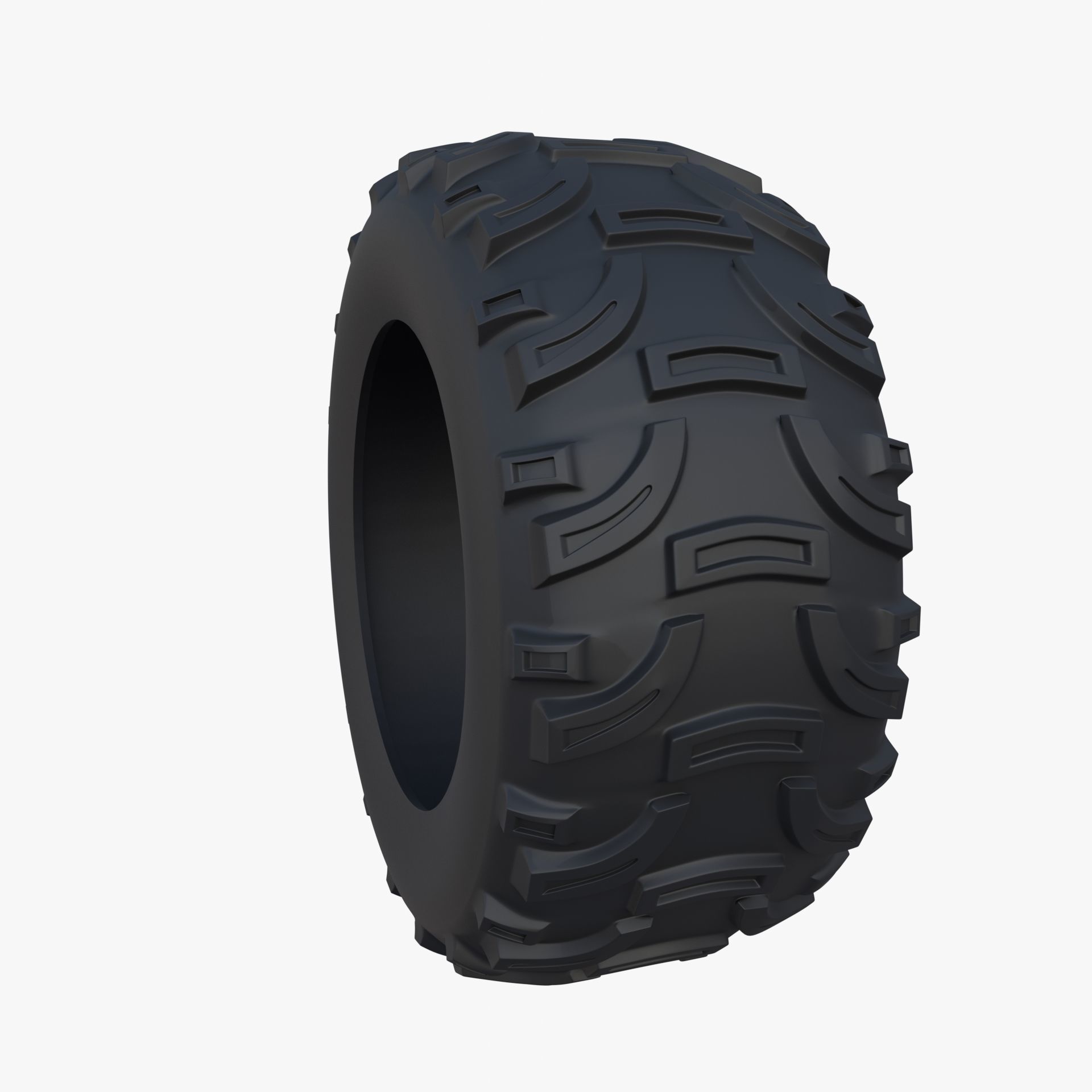 Generic ATV Tire 2 3D model_2