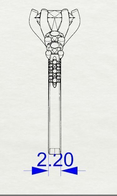 Engagement diamond ring for print 3D print model_5