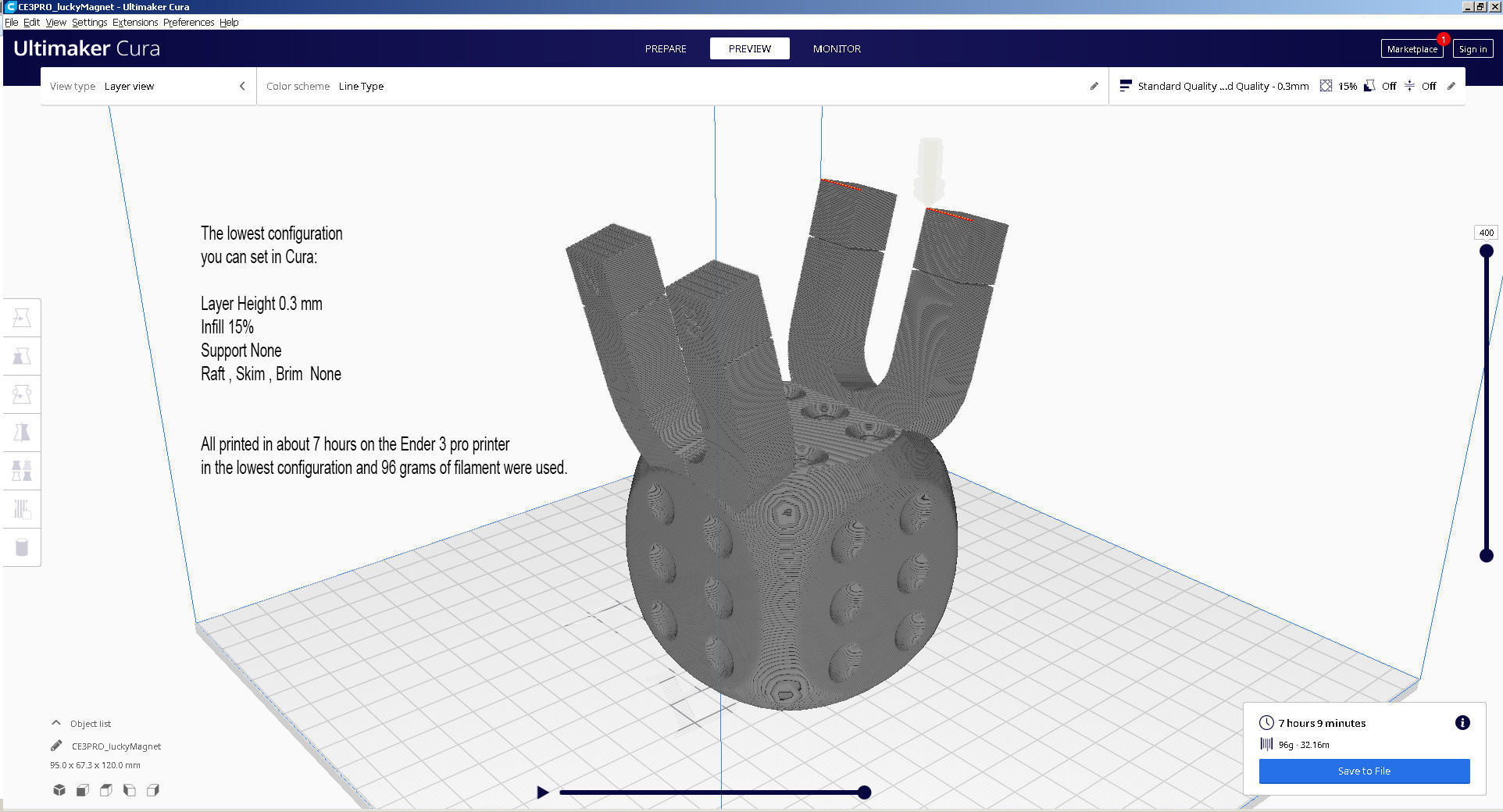 Lucky Magnet 3D print model_14