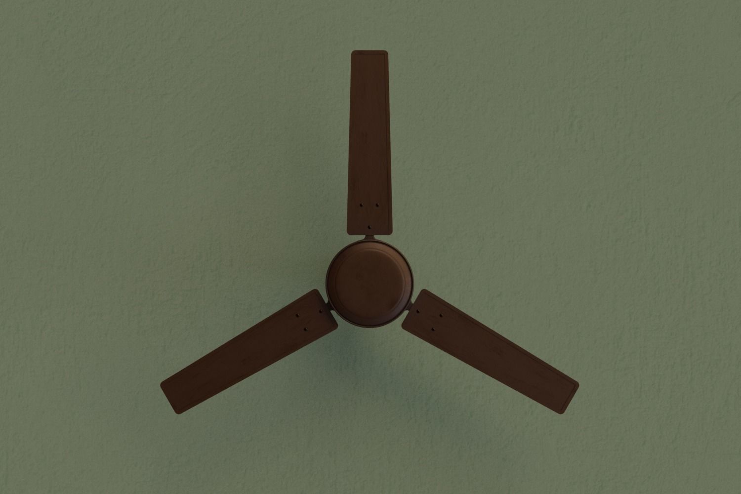 Ceiling Fan  - Generic Brown Free low-poly 3D model_2