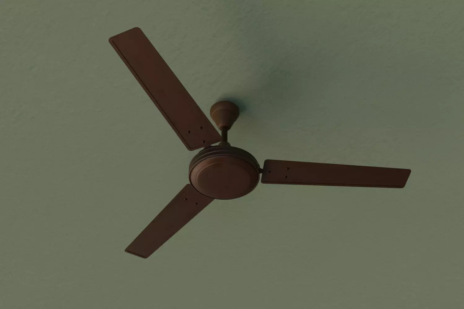 Ceiling Fan  - Generic Brown Free low-poly 3D model_0