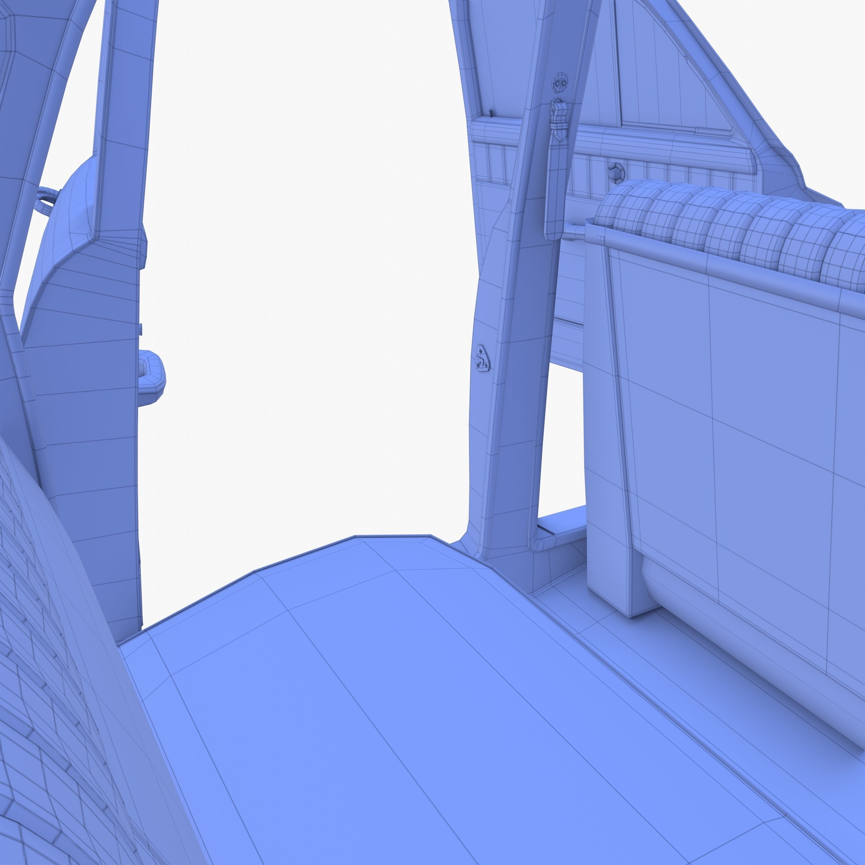 Tucker 48 Red with Interior 3D model_39