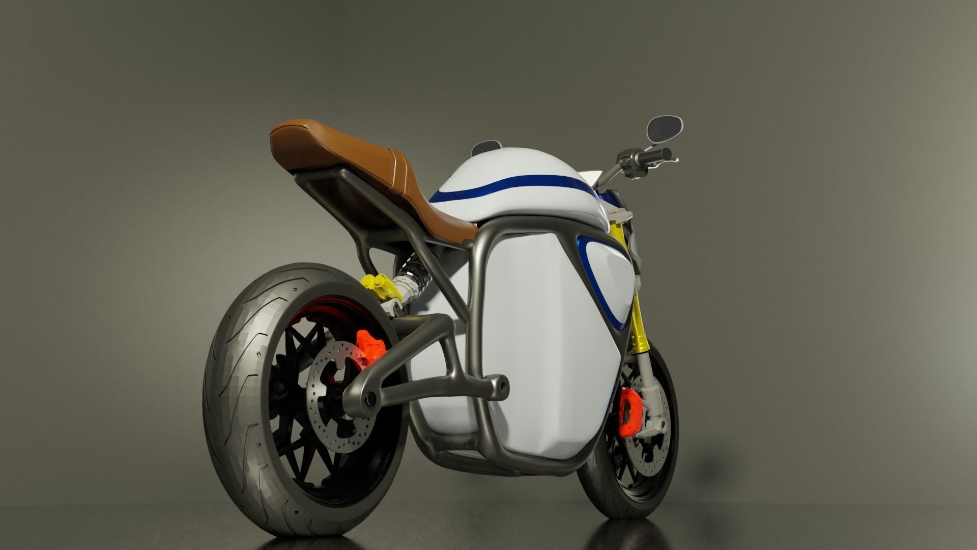 Motorcycle Prototype Design 1 Free 3D model_1