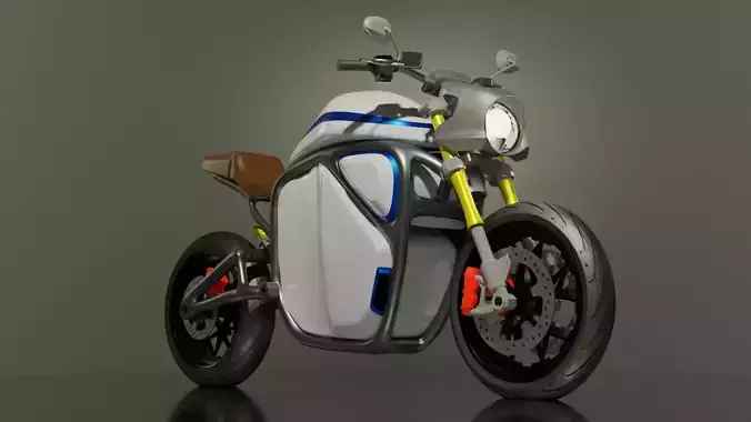 Motorcycle Prototype Design 1 Free 3D model