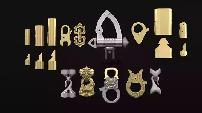 Jewelry Locks 3D print model