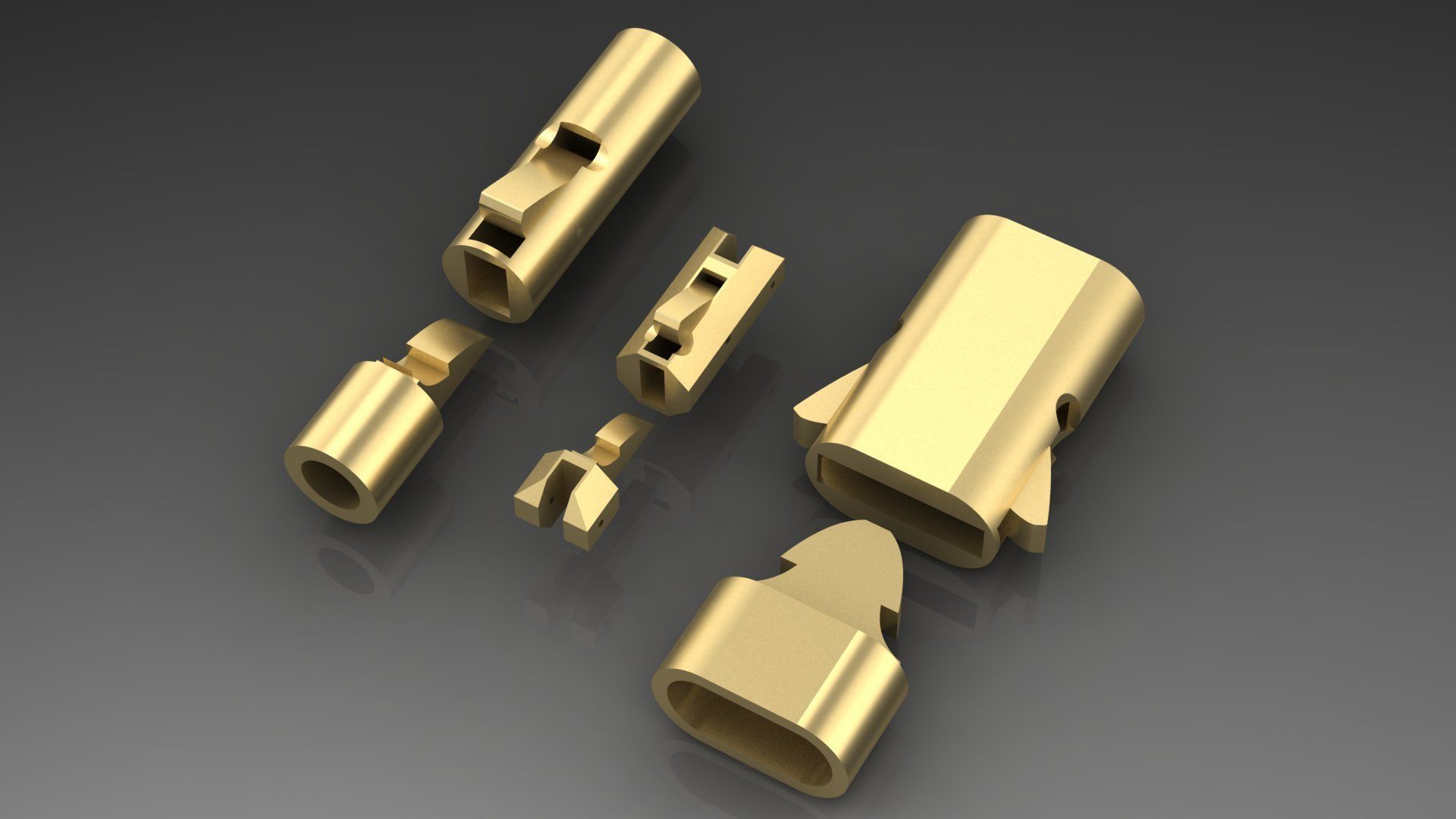 Jewelry Locks 3D model 3D printable CGTrader