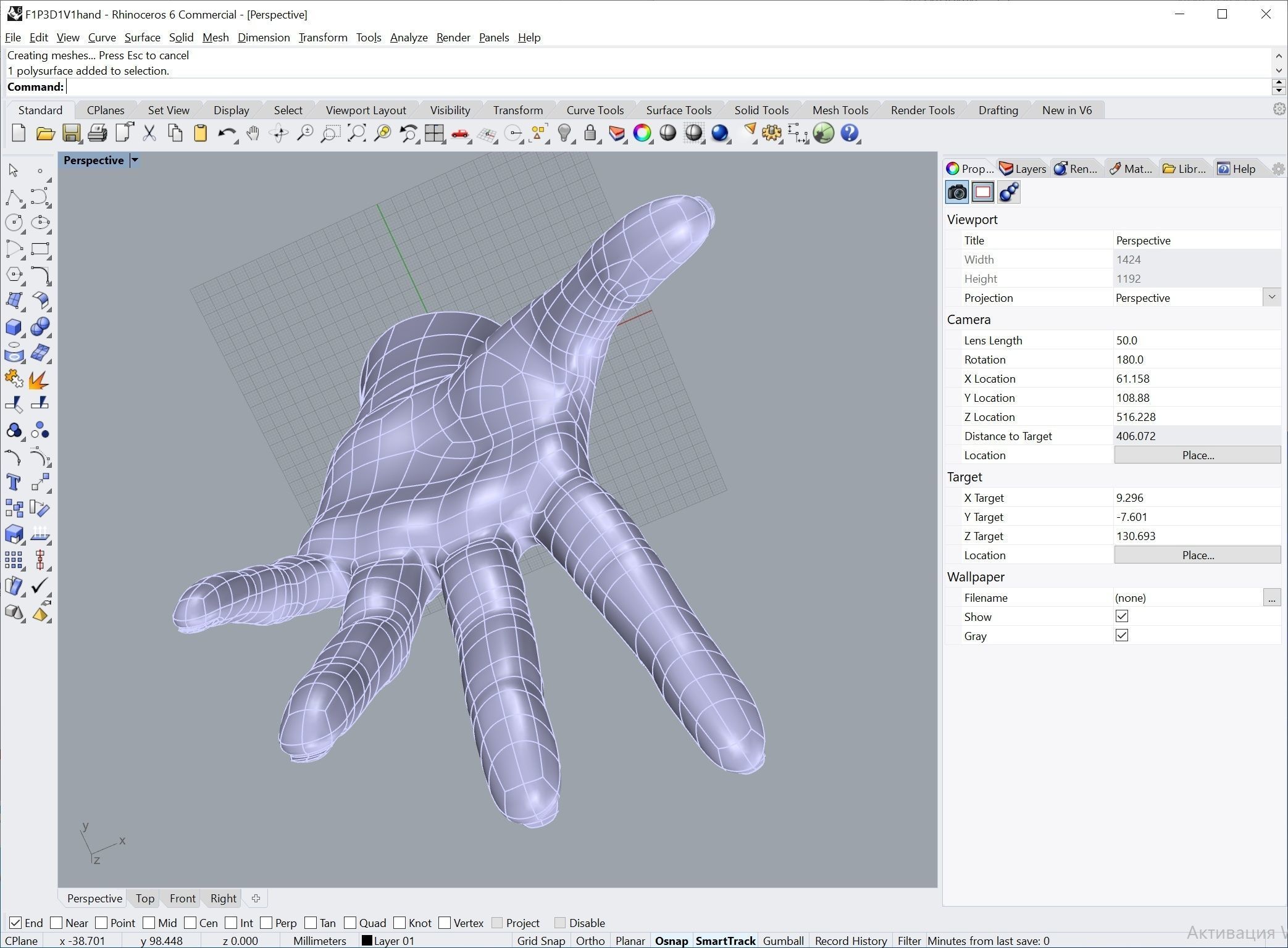CAD compatible Casual Woman Hand Model F1P3D1V1hand 3D model_9