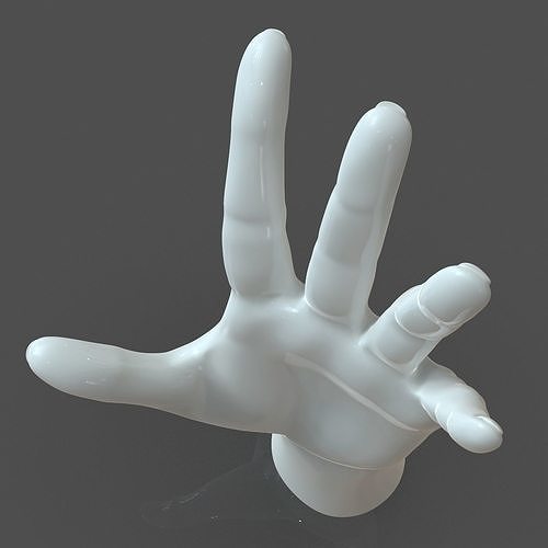 CAD compatible Casual Woman Hand Model F1P3D1V1hand 3D model