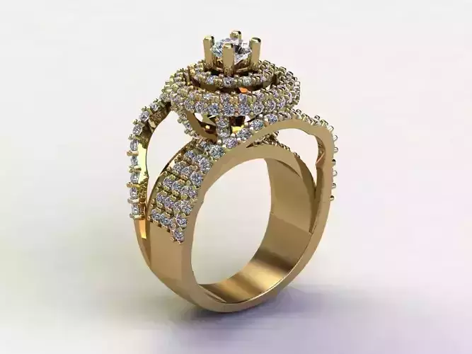 women ring new popular diamond ring R51