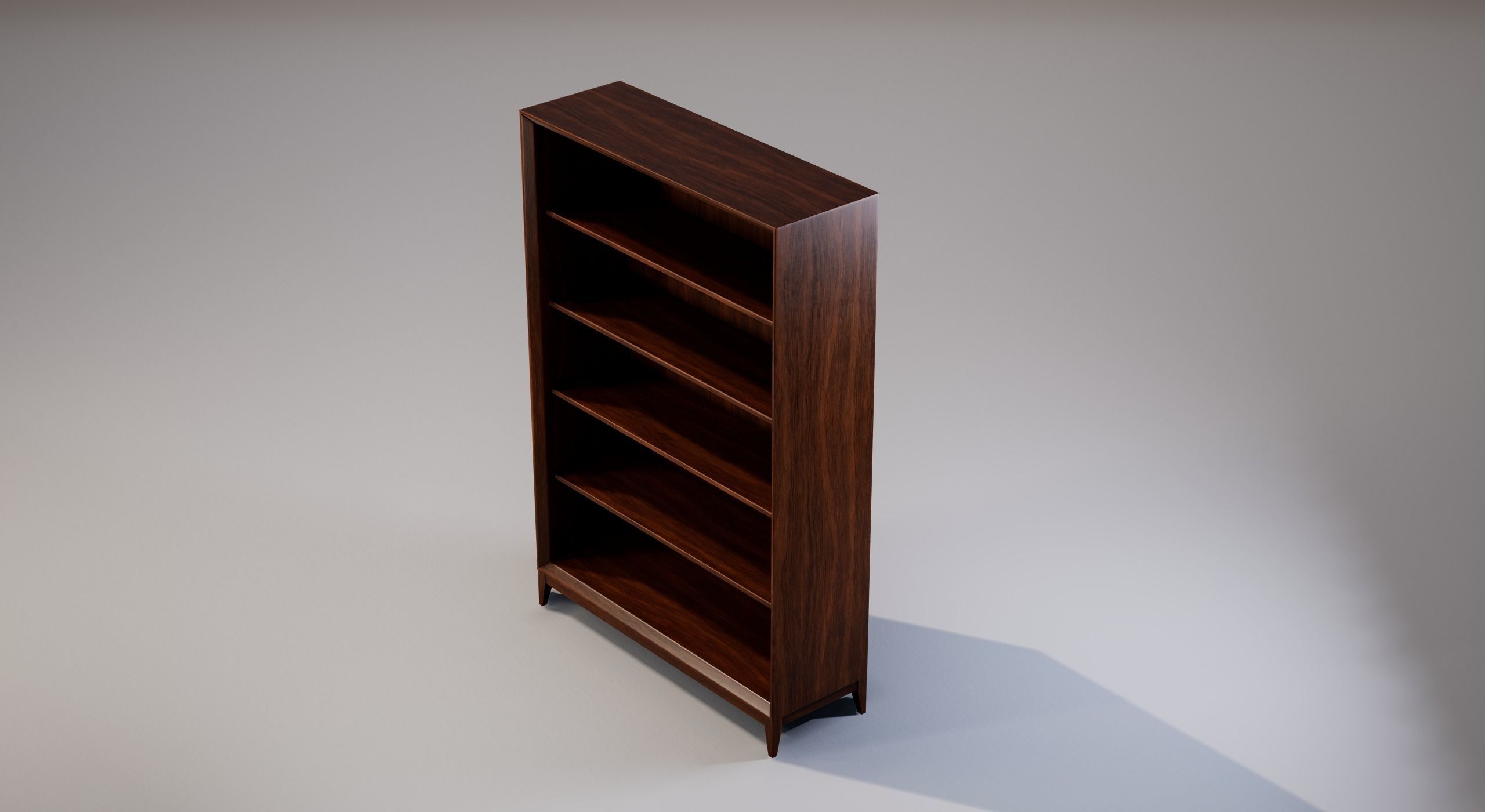 Shelf 03 Low-poly 3D model_9