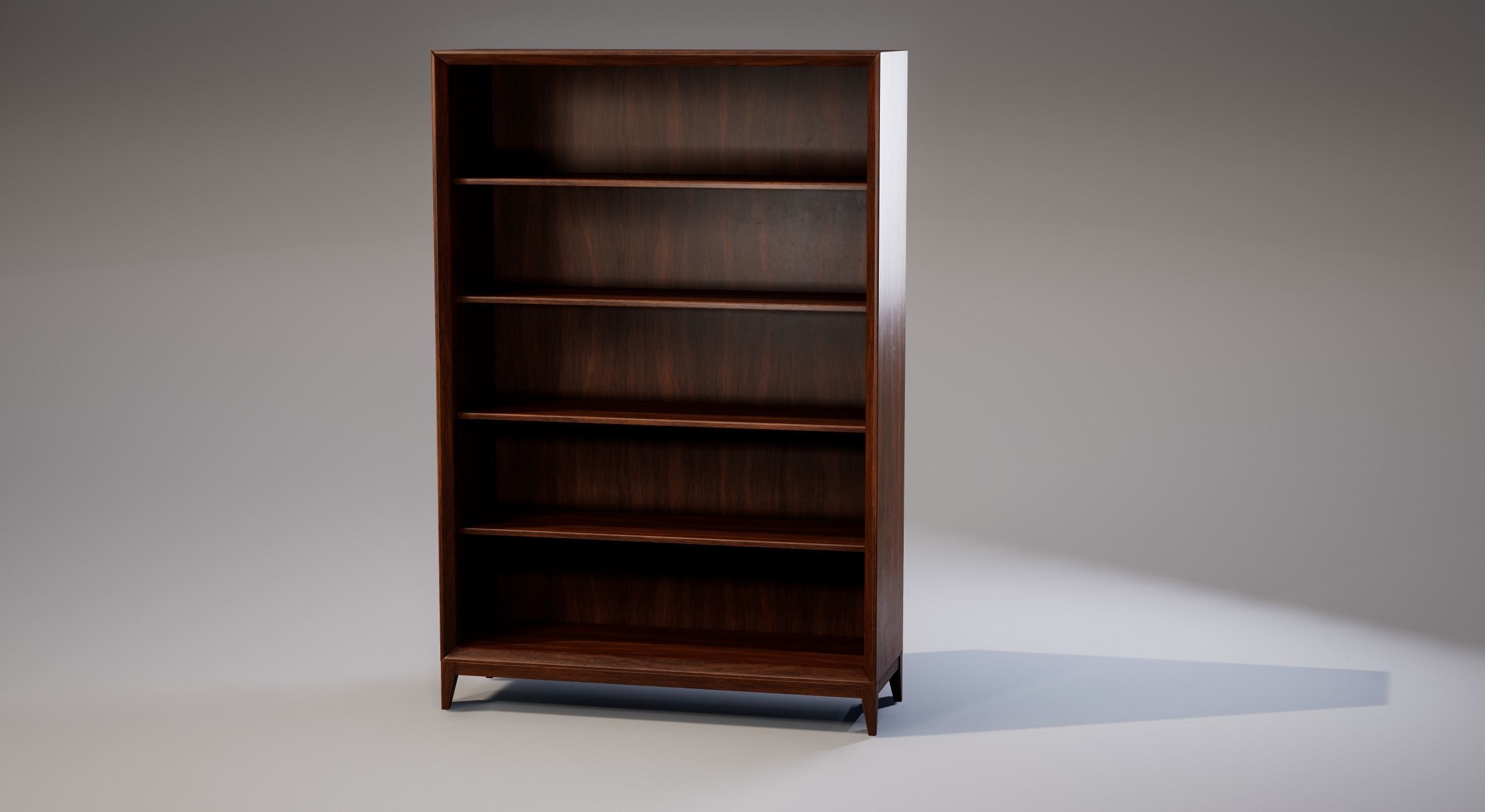 Shelf 03 Low-poly 3D model_1