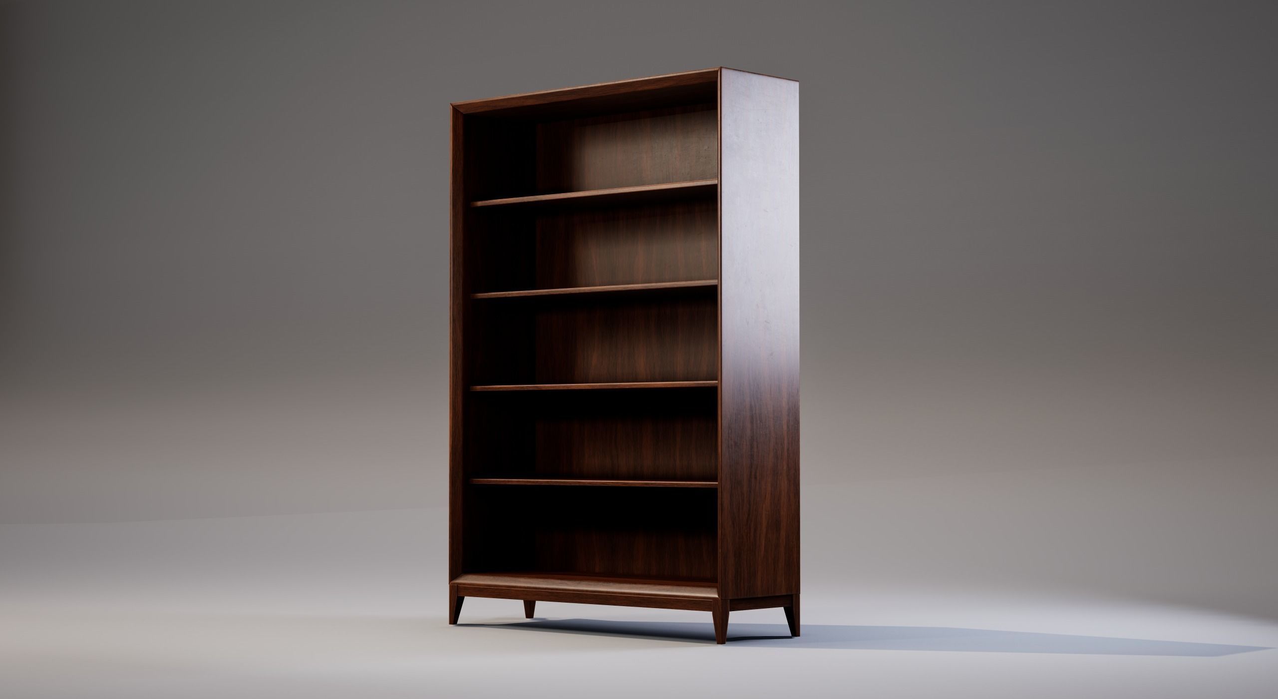 Shelf 03 Low-poly 3D model_10