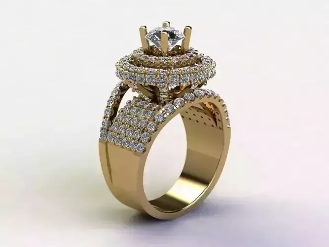 New women ring 2020 model cad file design R48