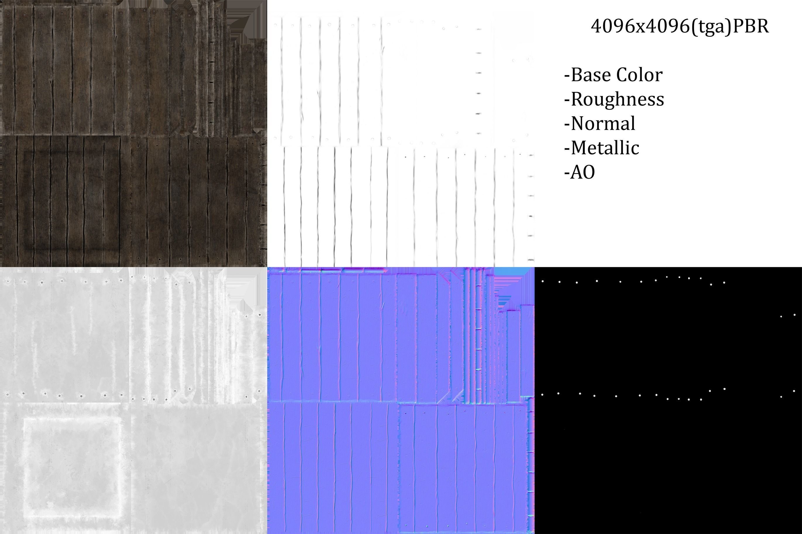 Medieval Box Low-poly 3D model_7