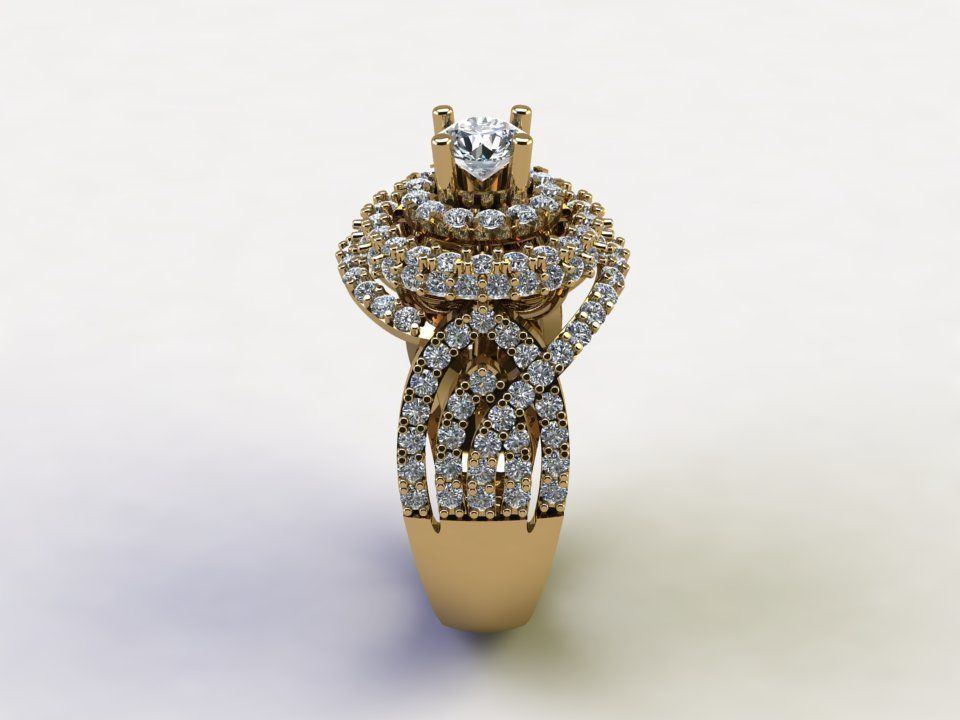 New design ring 2020 for women R41 3D model_5