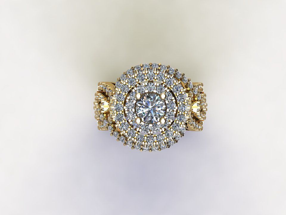 New design ring 2020 for women R41 3D model_4