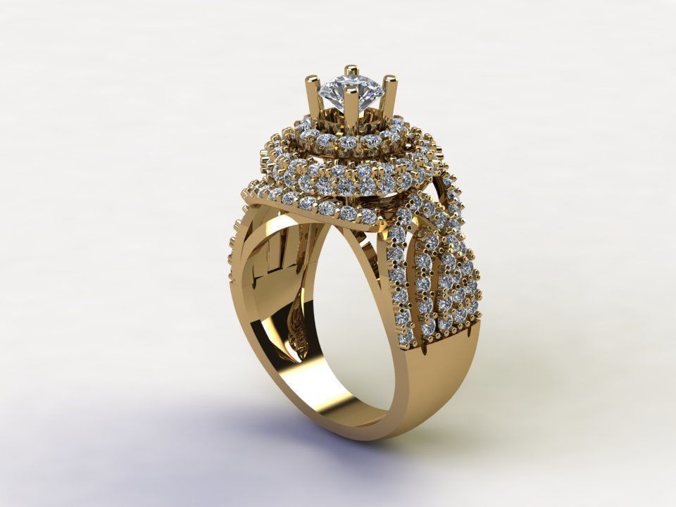 New design ring 2020 for women R41 3D model_1