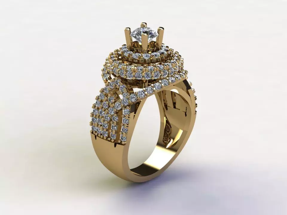 New design ring 2020 for women R41 3D model_0