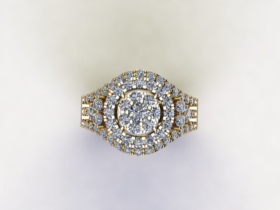 Women ring design new model in thailand R40 3D model_4