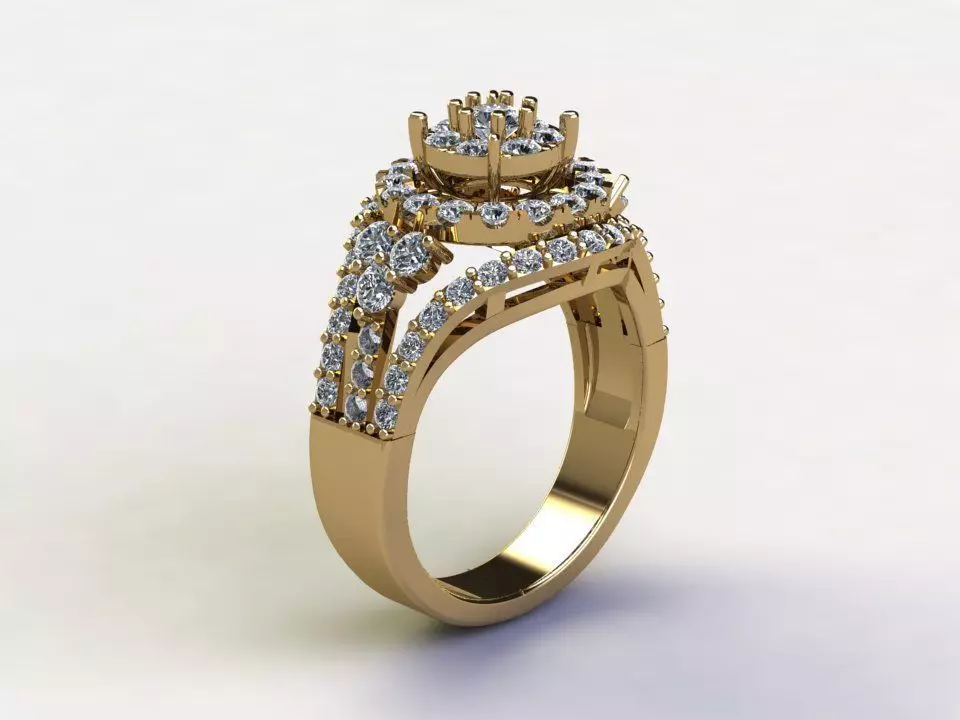 Women ring design new model in thailand R40 3D model_0