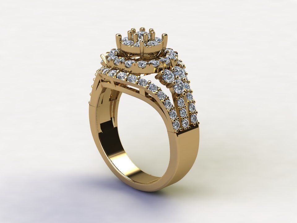 Women ring design new model in thailand R40 3D model_1