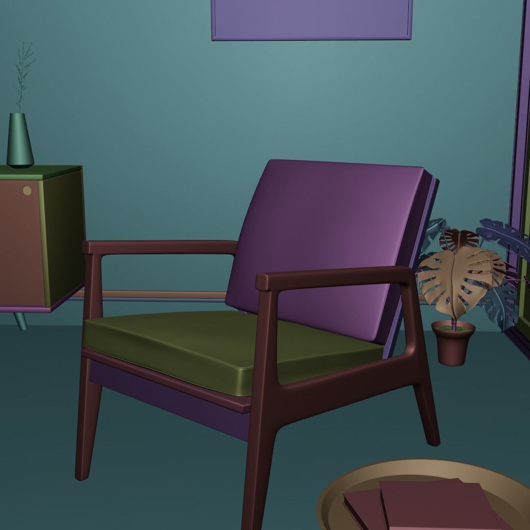 reading room 3D model_5