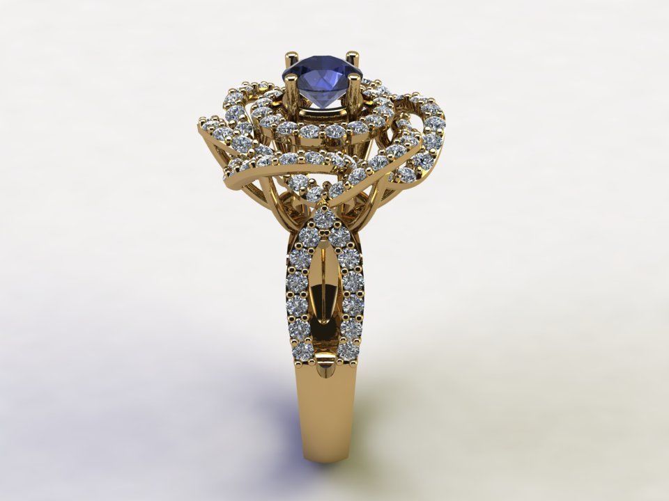 Women Ring in Asia popular model 2020 R36 3D model_5