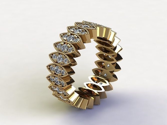 Women Asia Ring model popular R35 3D model