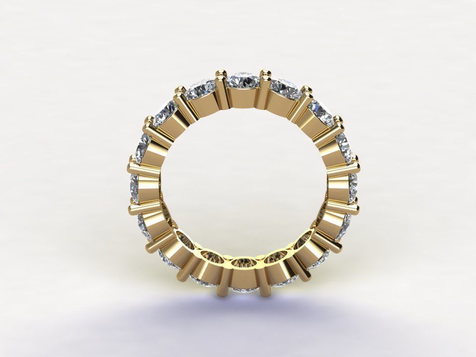 New Ring women model R34 3D model_3