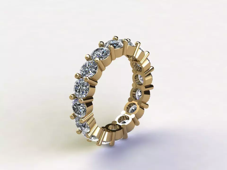 New Ring women model R34 3D model_0