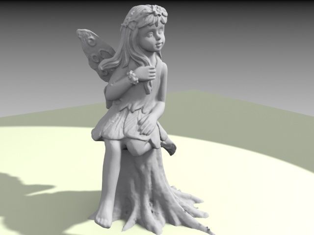 Little Fairy 3D print model_1