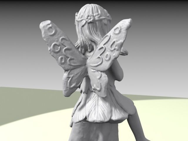 Little Fairy 3D print model_3