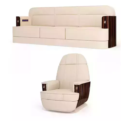 Airplane furniture 3D model
