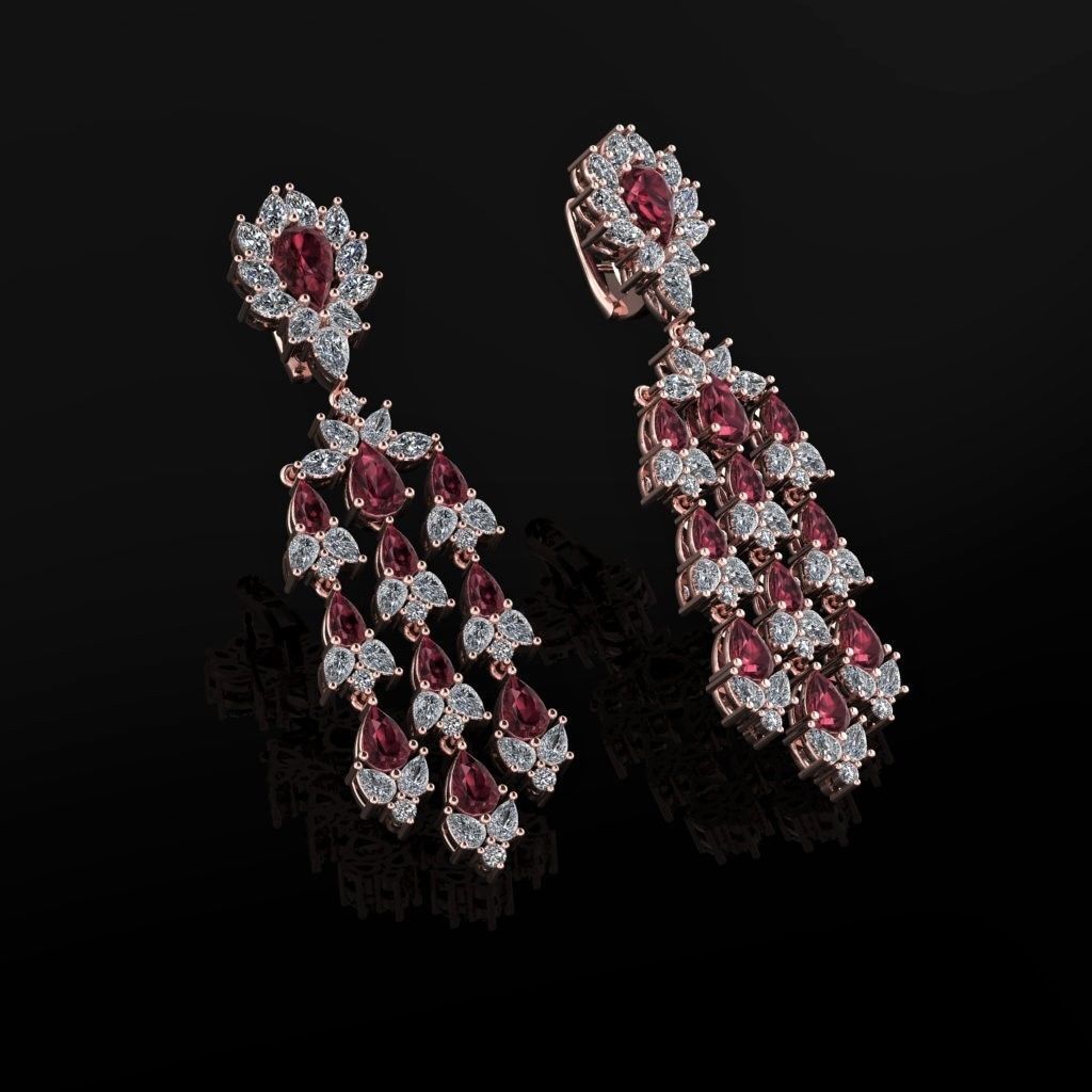 Earrings 12 3D print model_2