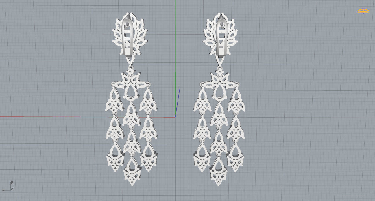 Earrings 12 3D print model_11