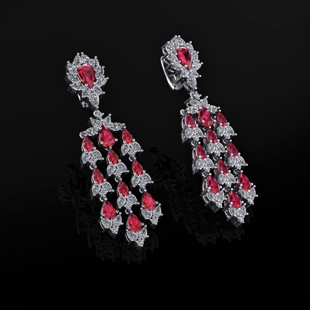 Earrings 12 3D print model_3