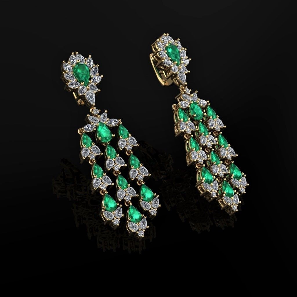 Earrings 12 3D print model_1