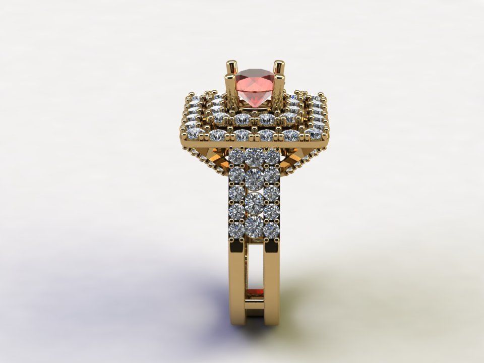 Women Ring 2020 new design in Asia R23 3D model_5