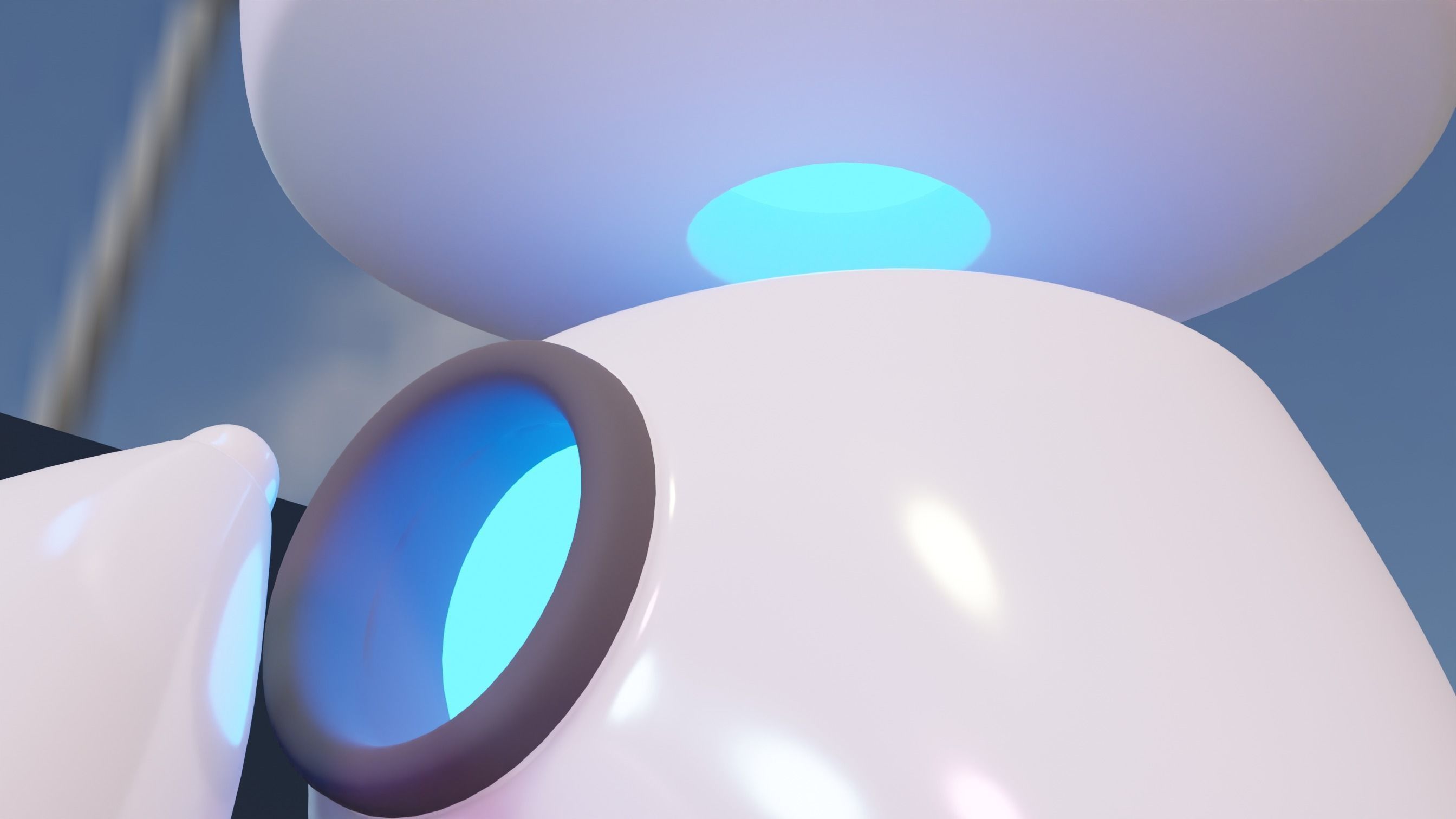 Low Poly Robot 3D Model humanoid 3D model_6