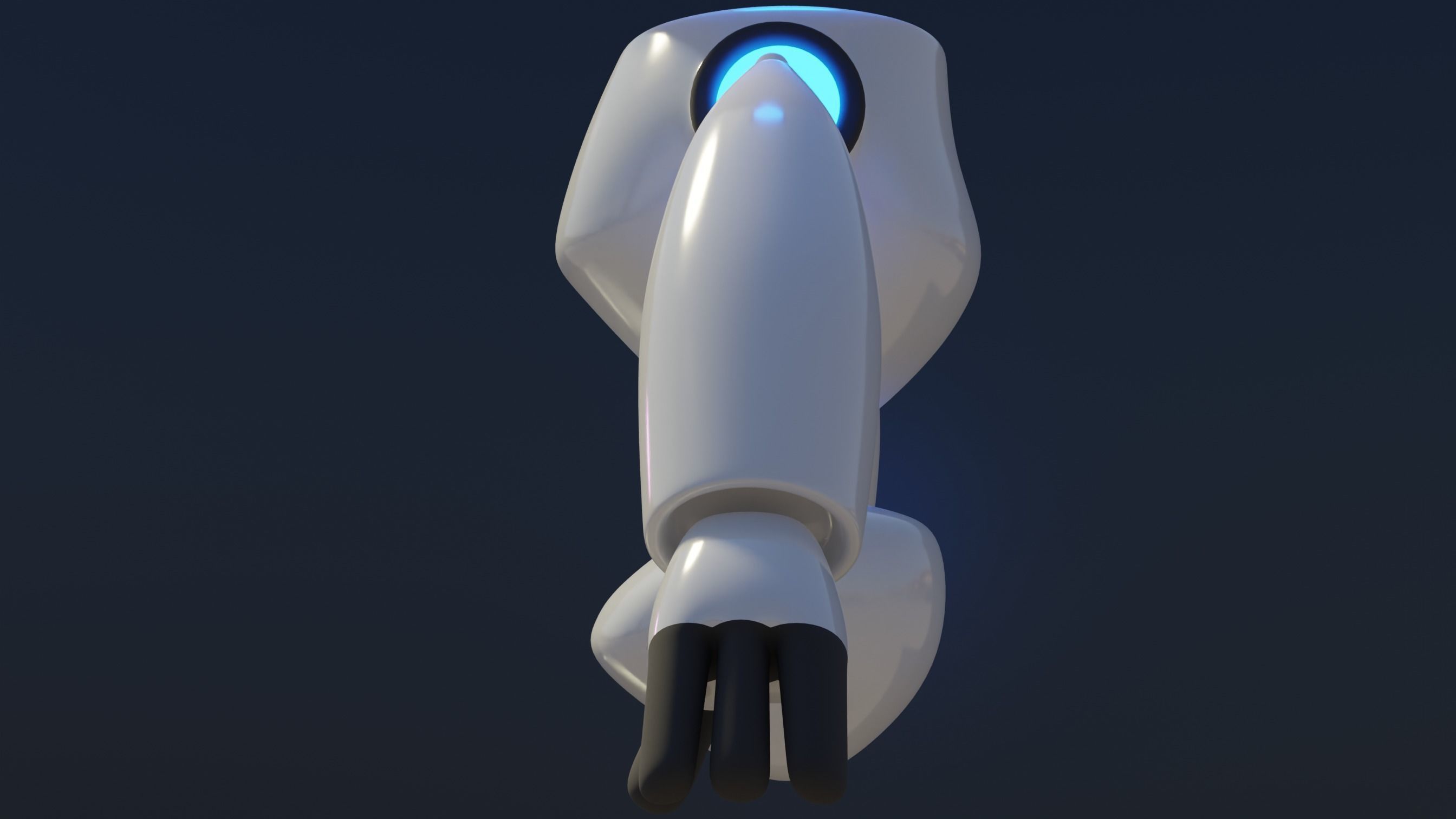 Low Poly Robot 3D Model humanoid 3D model_7