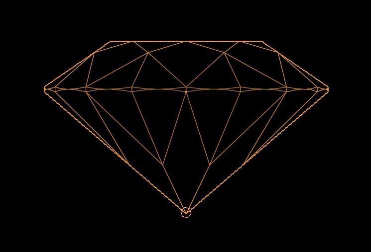 Diamond group of diamonds 3D model_2