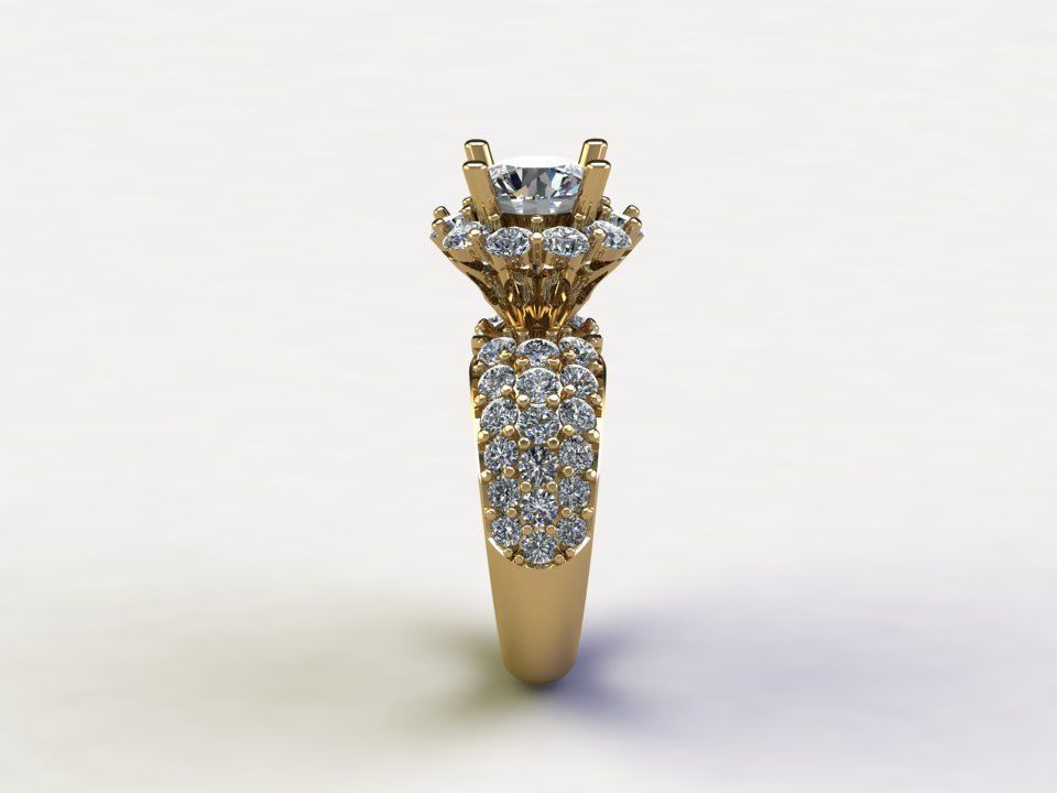 Women ring popular in Asia with 3dm cad file R103 3D model_5