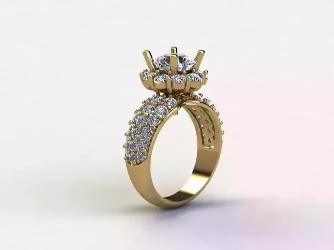 Woman ring diamond popular 2020 R102