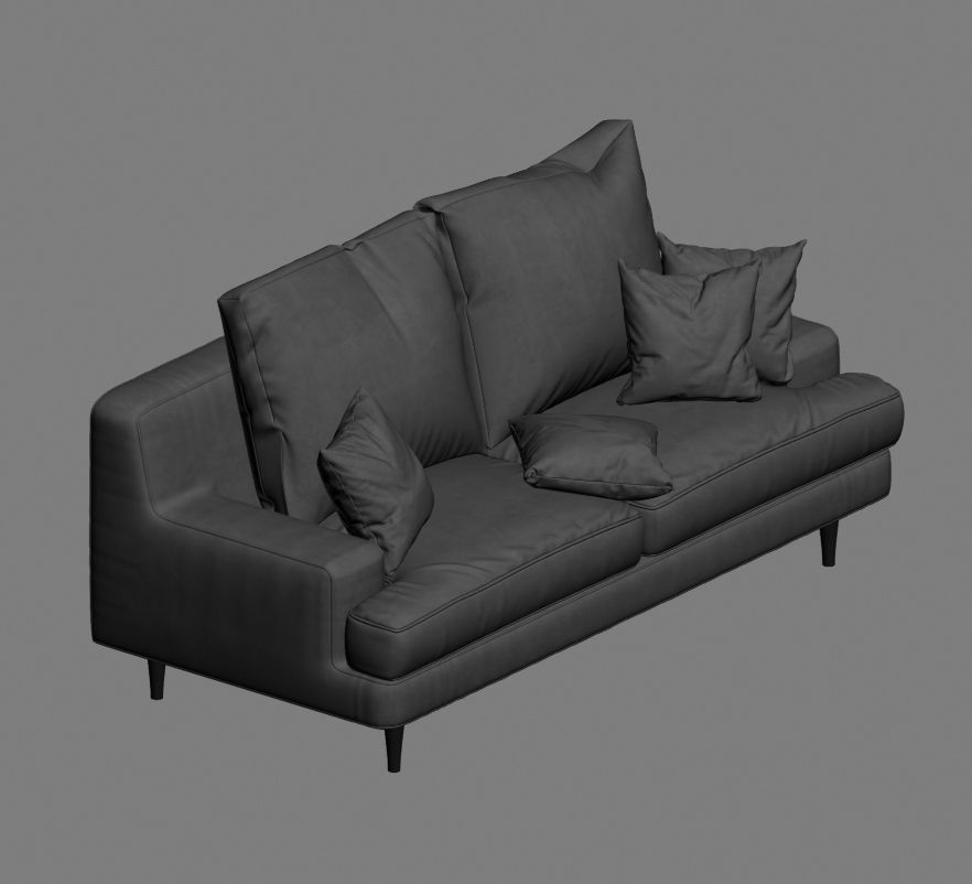 sofa 09 3D model_2