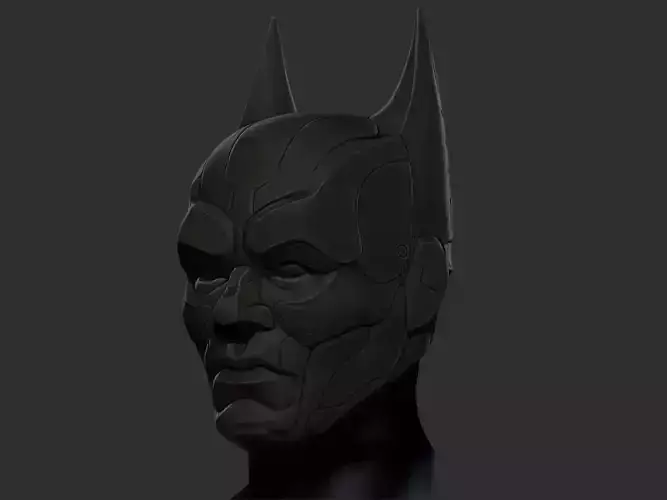 Batman Beyond Helmet - DC Comics Cosplay Mask  3D print model