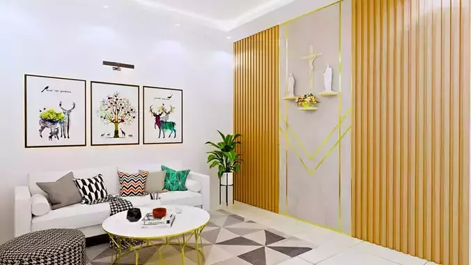 Living room 3D model